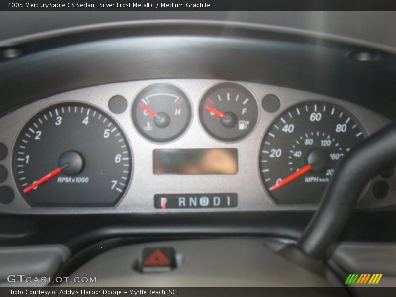 Silver Frost Metallic / Medium Graphite 2005 Mercury Sable GS Sedan