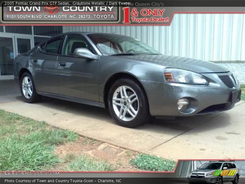 Graystone Metallic / Dark Pewter 2005 Pontiac Grand Prix GTP Sedan