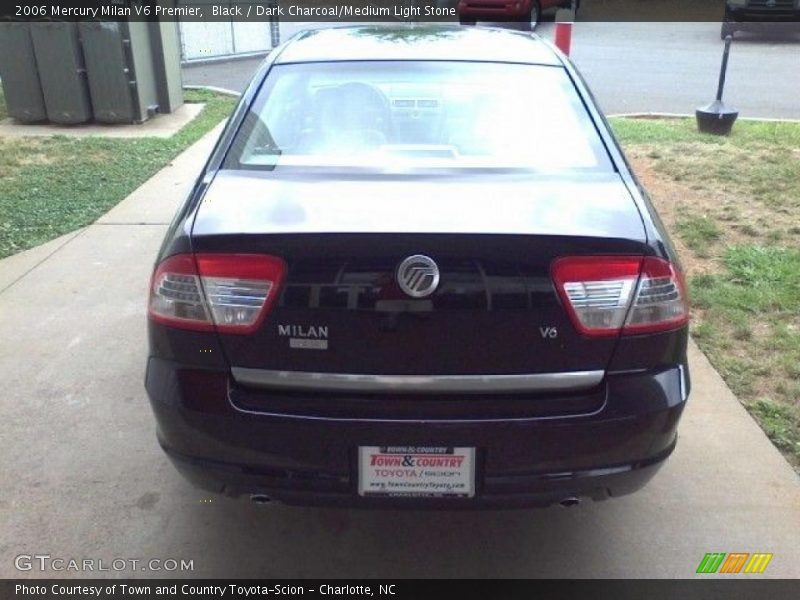 Black / Dark Charcoal/Medium Light Stone 2006 Mercury Milan V6 Premier