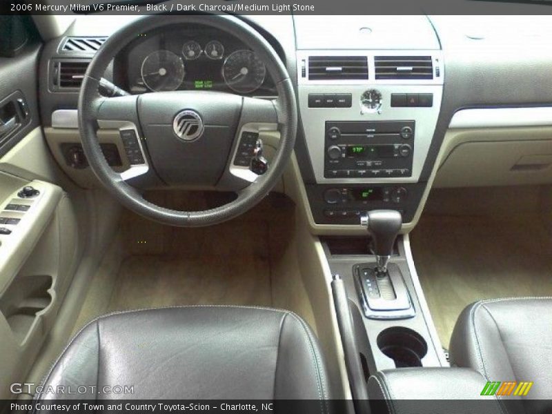 Black / Dark Charcoal/Medium Light Stone 2006 Mercury Milan V6 Premier