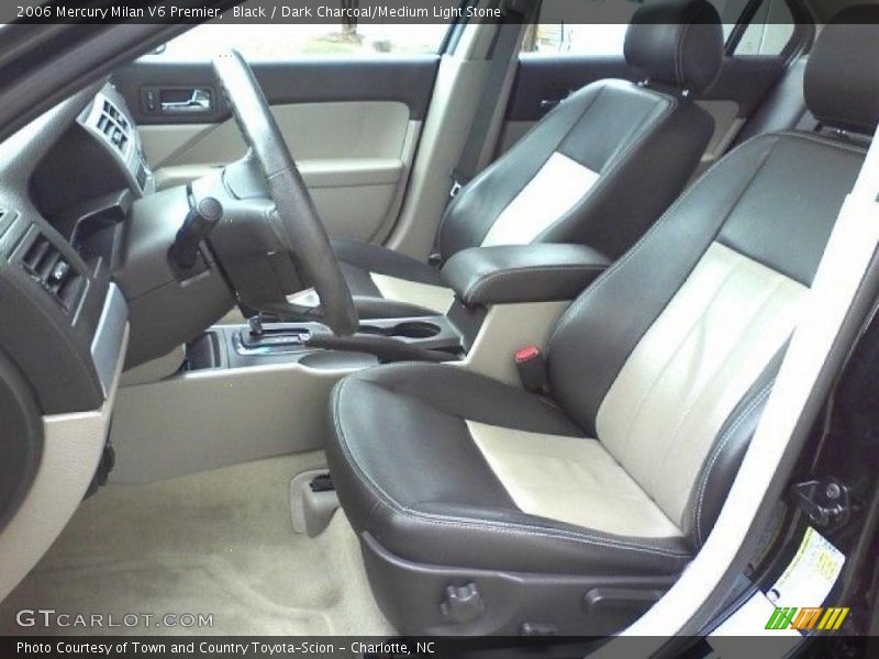 Black / Dark Charcoal/Medium Light Stone 2006 Mercury Milan V6 Premier