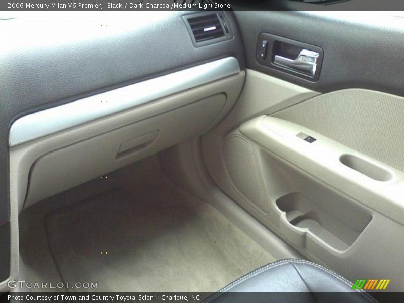 Black / Dark Charcoal/Medium Light Stone 2006 Mercury Milan V6 Premier