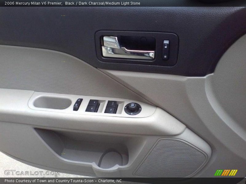 Black / Dark Charcoal/Medium Light Stone 2006 Mercury Milan V6 Premier
