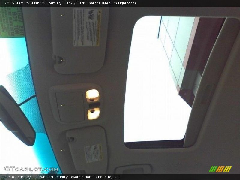 Black / Dark Charcoal/Medium Light Stone 2006 Mercury Milan V6 Premier
