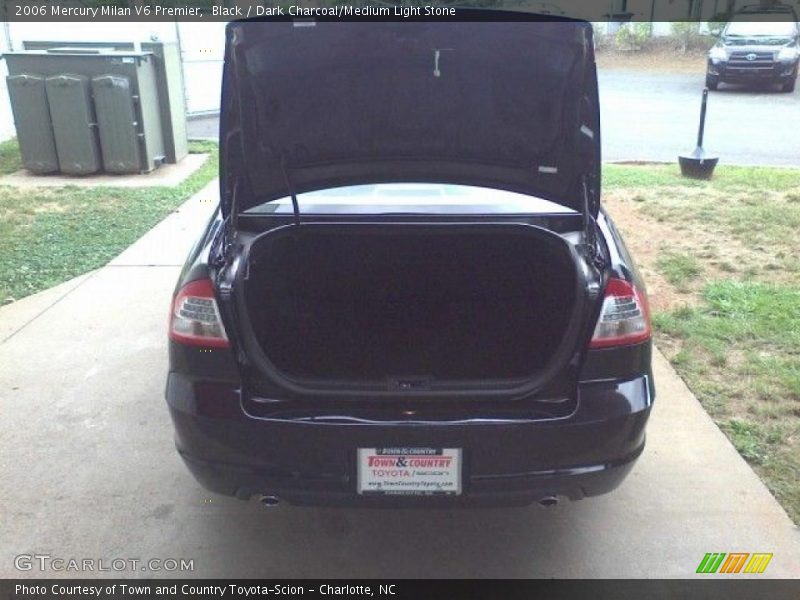 Black / Dark Charcoal/Medium Light Stone 2006 Mercury Milan V6 Premier