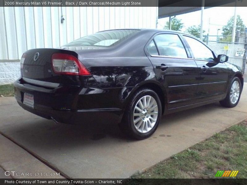 Black / Dark Charcoal/Medium Light Stone 2006 Mercury Milan V6 Premier