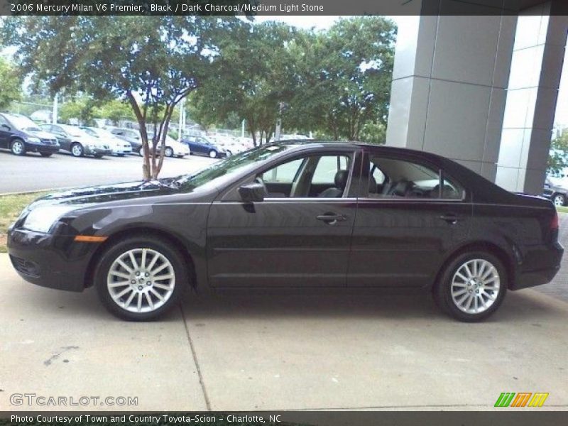 Black / Dark Charcoal/Medium Light Stone 2006 Mercury Milan V6 Premier