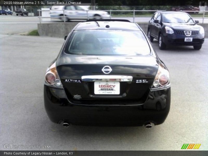 Super Black / Charcoal 2010 Nissan Altima 2.5 SL