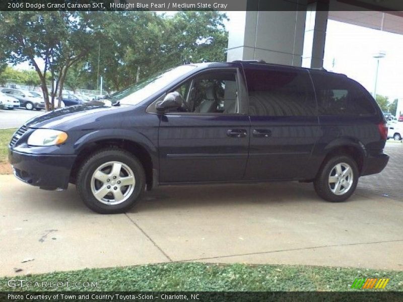 Midnight Blue Pearl / Medium Slate Gray 2006 Dodge Grand Caravan SXT