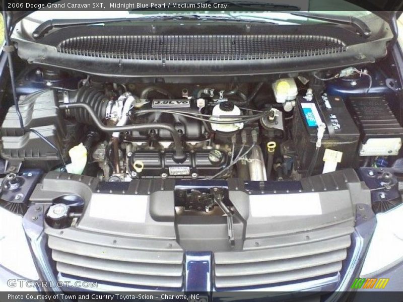 Midnight Blue Pearl / Medium Slate Gray 2006 Dodge Grand Caravan SXT