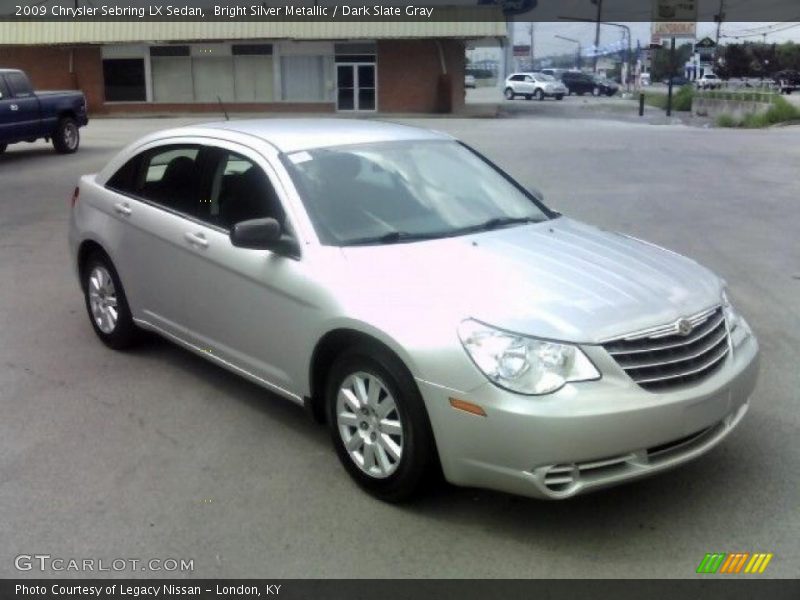 Bright Silver Metallic / Dark Slate Gray 2009 Chrysler Sebring LX Sedan