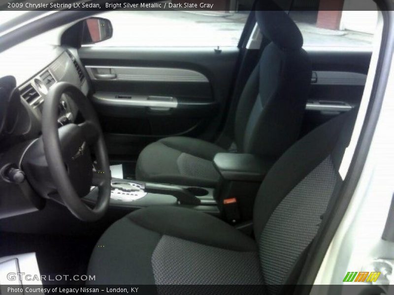 Bright Silver Metallic / Dark Slate Gray 2009 Chrysler Sebring LX Sedan