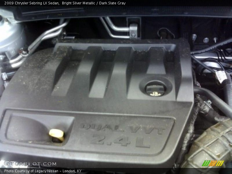 Bright Silver Metallic / Dark Slate Gray 2009 Chrysler Sebring LX Sedan