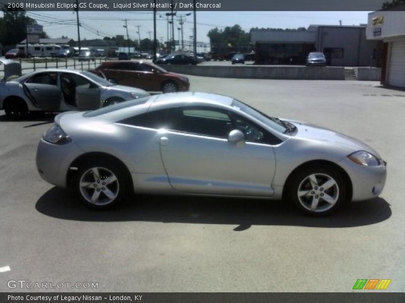 Liquid Silver Metallic / Dark Charcoal 2008 Mitsubishi Eclipse GS Coupe