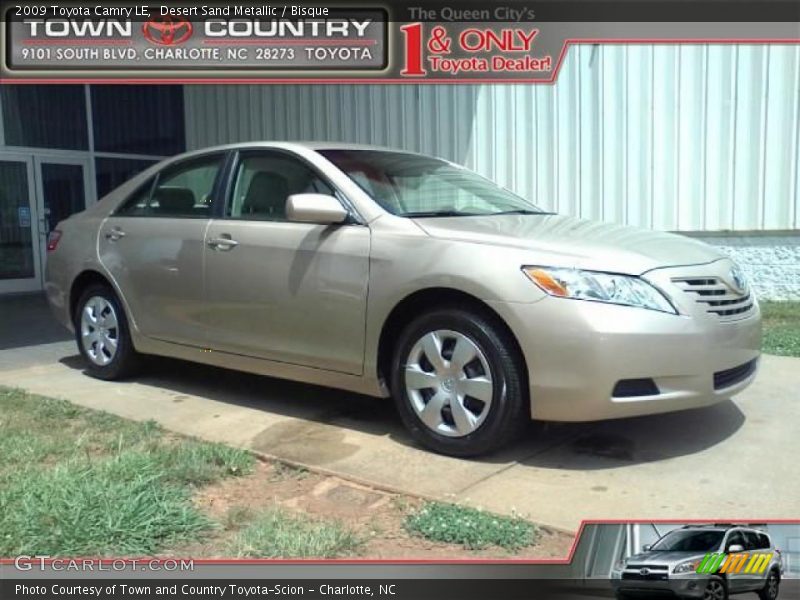 Desert Sand Metallic / Bisque 2009 Toyota Camry LE