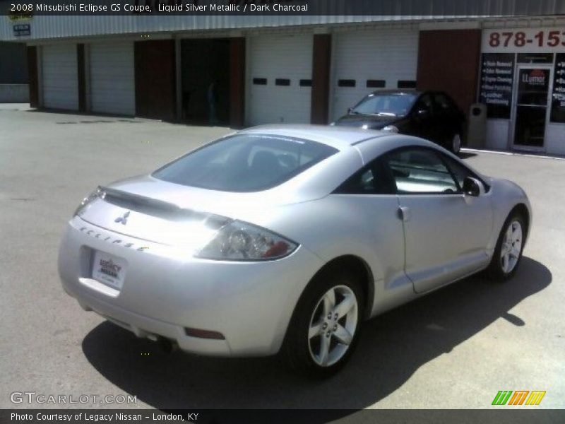 Liquid Silver Metallic / Dark Charcoal 2008 Mitsubishi Eclipse GS Coupe