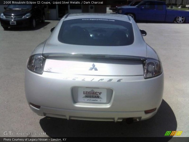 Liquid Silver Metallic / Dark Charcoal 2008 Mitsubishi Eclipse GS Coupe