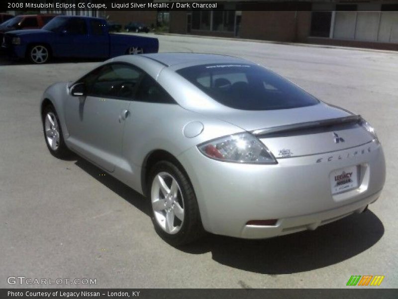 Liquid Silver Metallic / Dark Charcoal 2008 Mitsubishi Eclipse GS Coupe