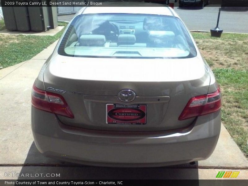 Desert Sand Metallic / Bisque 2009 Toyota Camry LE