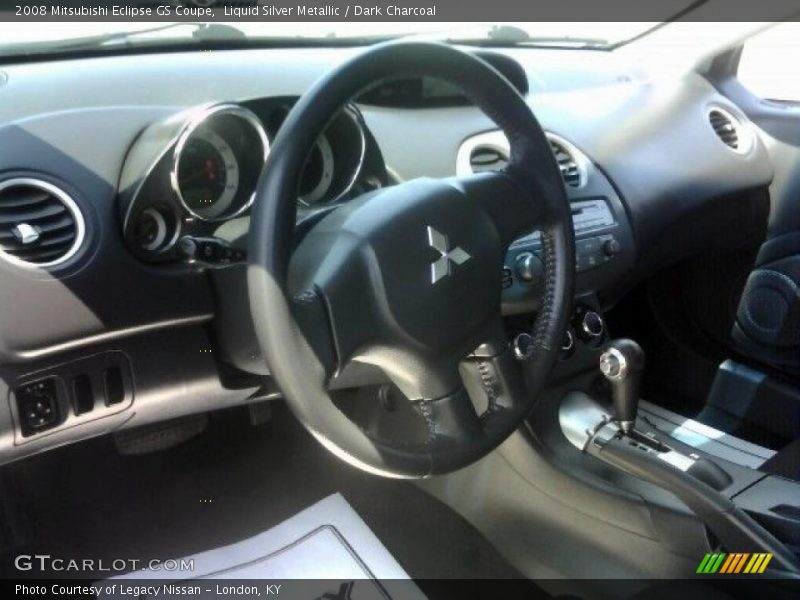 Liquid Silver Metallic / Dark Charcoal 2008 Mitsubishi Eclipse GS Coupe