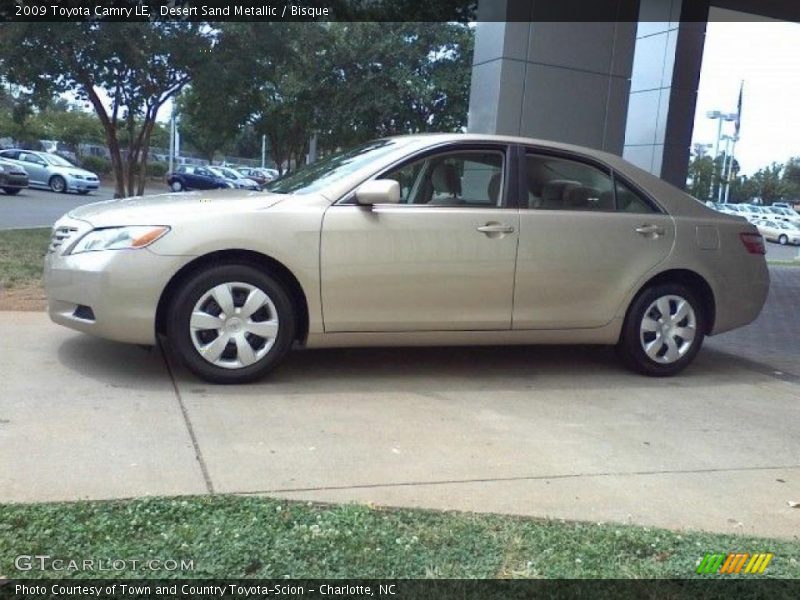 Desert Sand Metallic / Bisque 2009 Toyota Camry LE