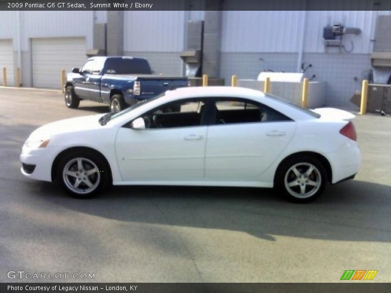 Summit White / Ebony 2009 Pontiac G6 GT Sedan