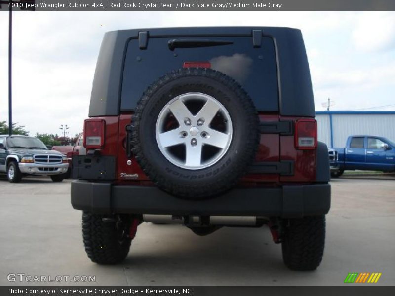 Red Rock Crystal Pearl / Dark Slate Gray/Medium Slate Gray 2010 Jeep Wrangler Rubicon 4x4