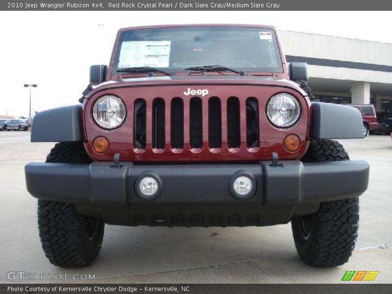 Red Rock Crystal Pearl / Dark Slate Gray/Medium Slate Gray 2010 Jeep Wrangler Rubicon 4x4