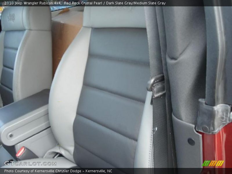 Red Rock Crystal Pearl / Dark Slate Gray/Medium Slate Gray 2010 Jeep Wrangler Rubicon 4x4