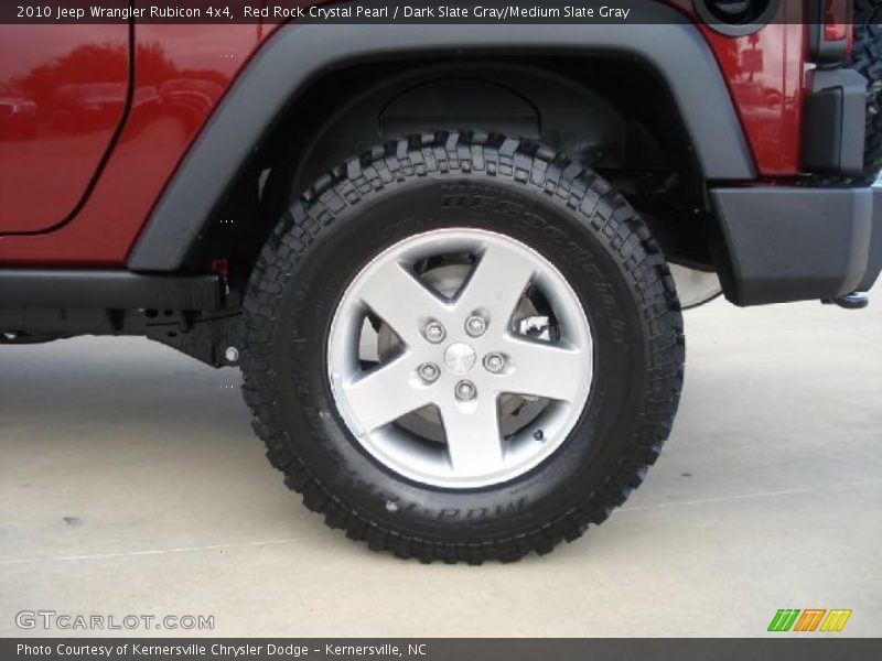 Red Rock Crystal Pearl / Dark Slate Gray/Medium Slate Gray 2010 Jeep Wrangler Rubicon 4x4