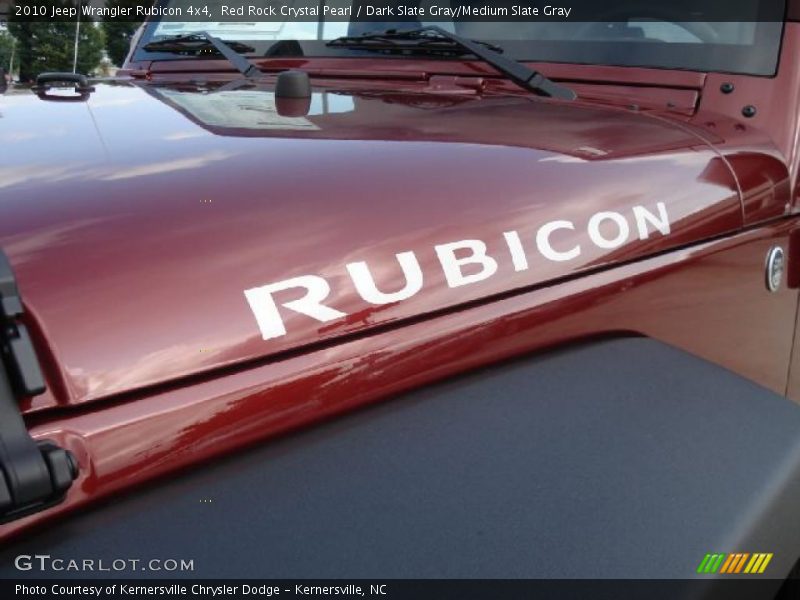 Red Rock Crystal Pearl / Dark Slate Gray/Medium Slate Gray 2010 Jeep Wrangler Rubicon 4x4