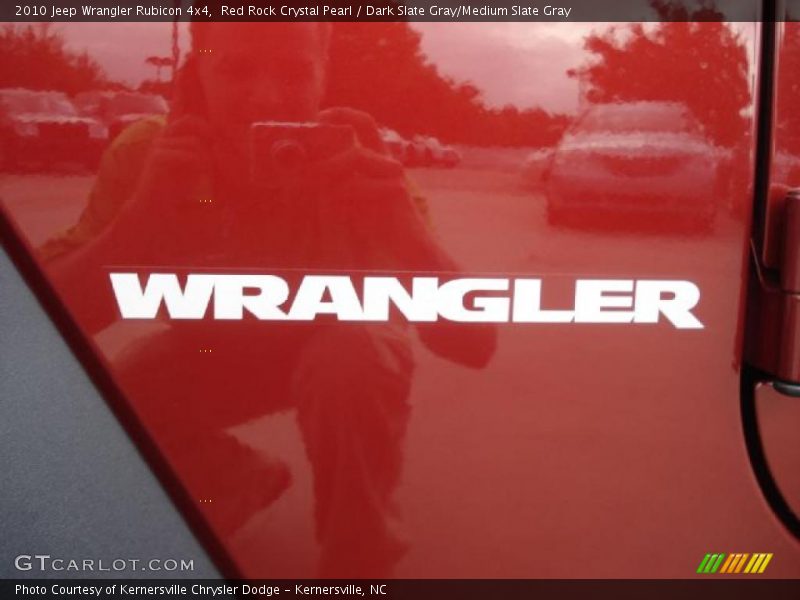 Red Rock Crystal Pearl / Dark Slate Gray/Medium Slate Gray 2010 Jeep Wrangler Rubicon 4x4