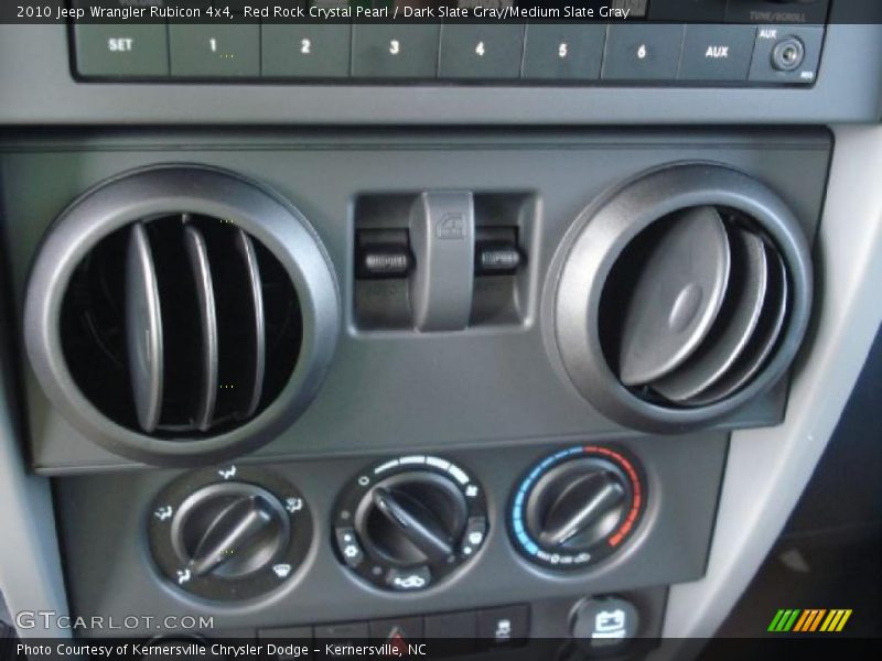 Red Rock Crystal Pearl / Dark Slate Gray/Medium Slate Gray 2010 Jeep Wrangler Rubicon 4x4