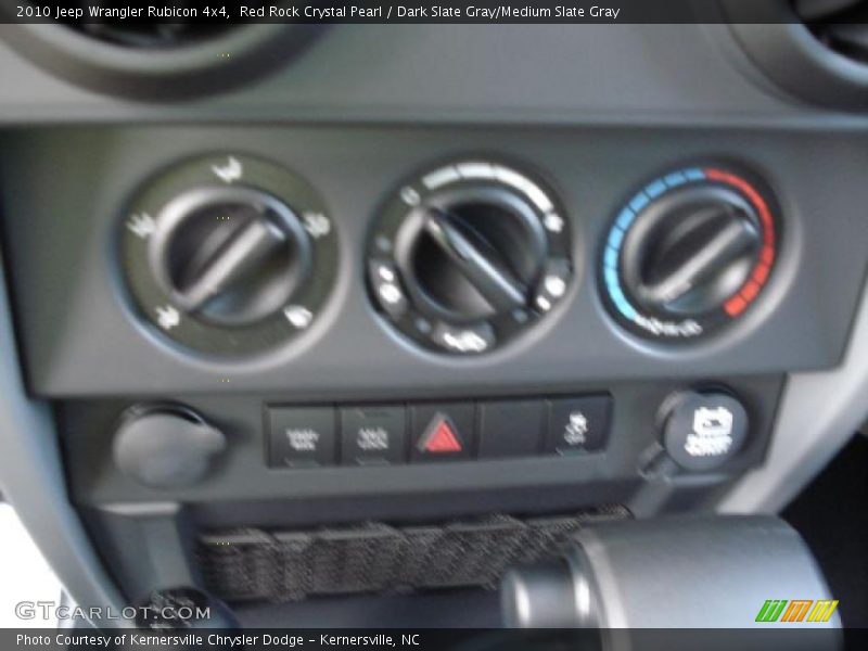Red Rock Crystal Pearl / Dark Slate Gray/Medium Slate Gray 2010 Jeep Wrangler Rubicon 4x4