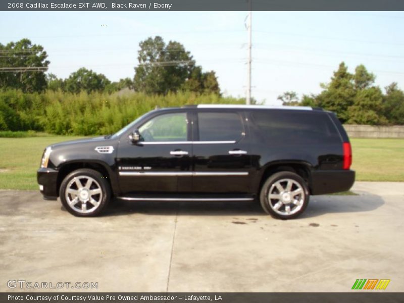 Black Raven / Ebony 2008 Cadillac Escalade EXT AWD