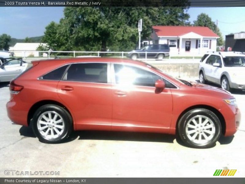Barcelona Red Metallic / Ivory 2009 Toyota Venza I4