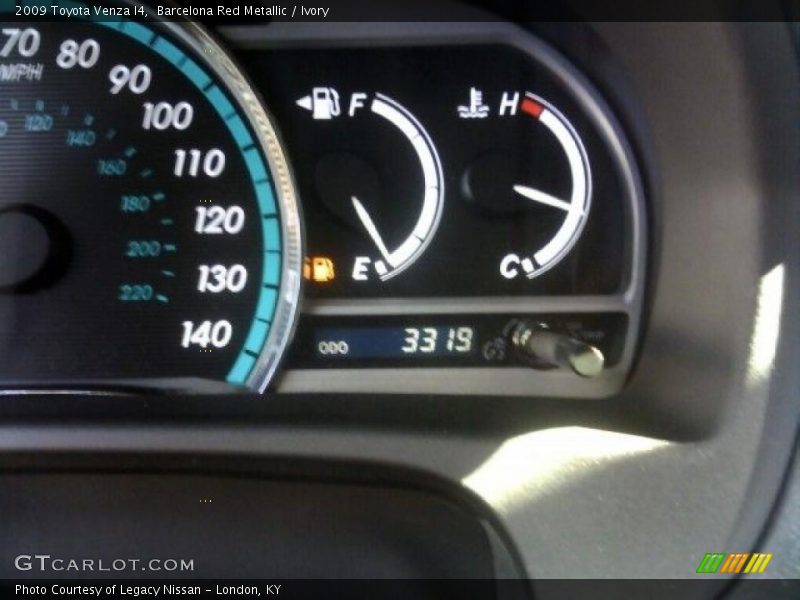 Barcelona Red Metallic / Ivory 2009 Toyota Venza I4