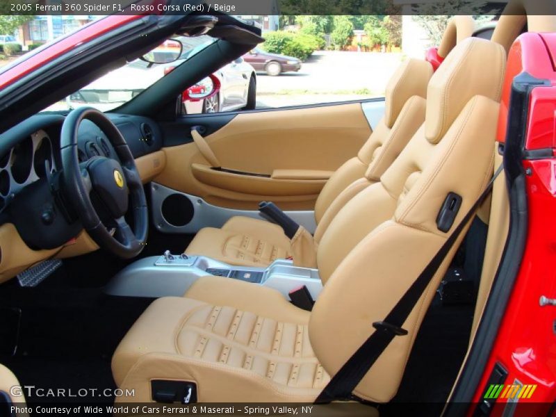 Rosso Corsa (Red) / Beige 2005 Ferrari 360 Spider F1