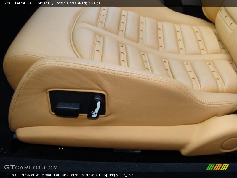 Rosso Corsa (Red) / Beige 2005 Ferrari 360 Spider F1