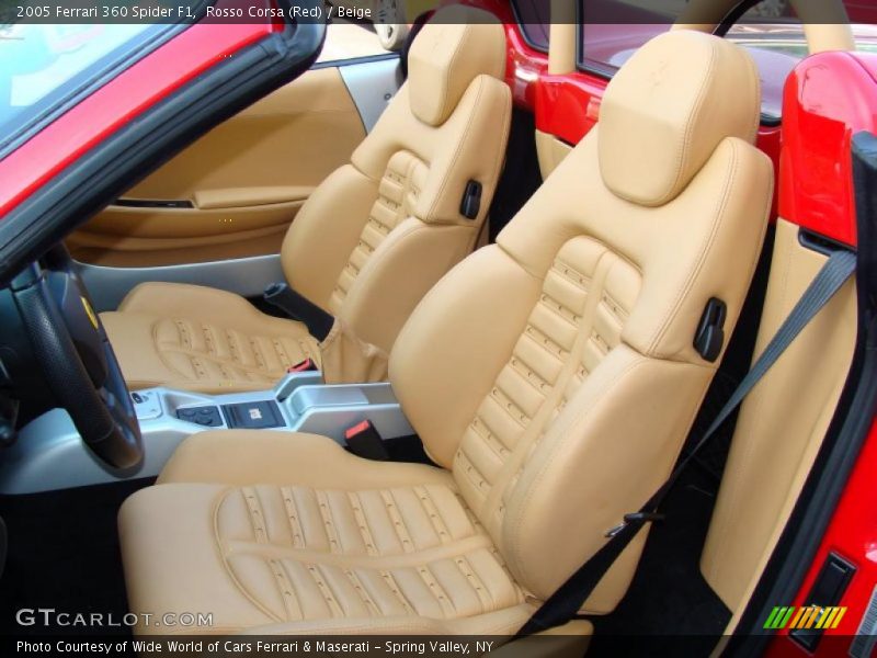 Rosso Corsa (Red) / Beige 2005 Ferrari 360 Spider F1