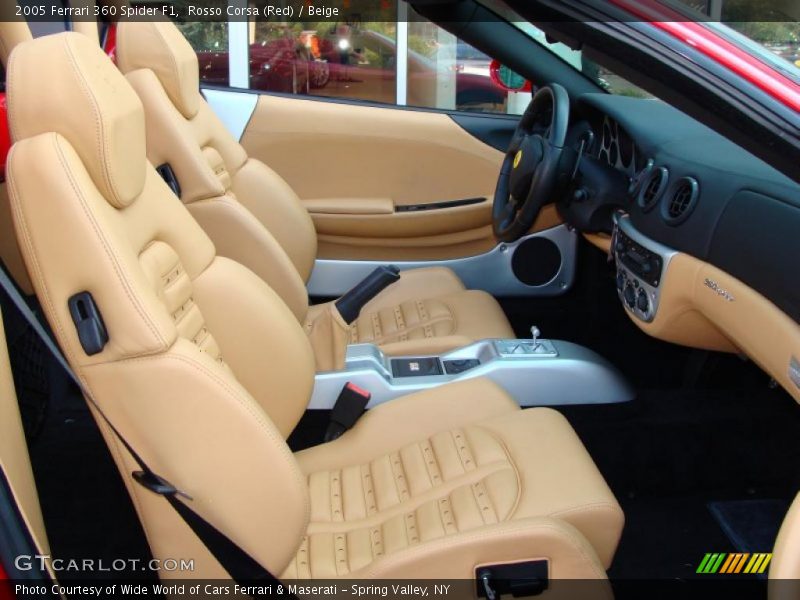Rosso Corsa (Red) / Beige 2005 Ferrari 360 Spider F1