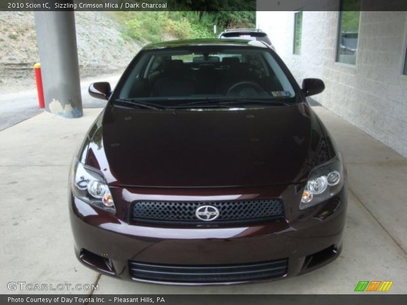 Sizzling Crimson Mica / Dark Charcoal 2010 Scion tC