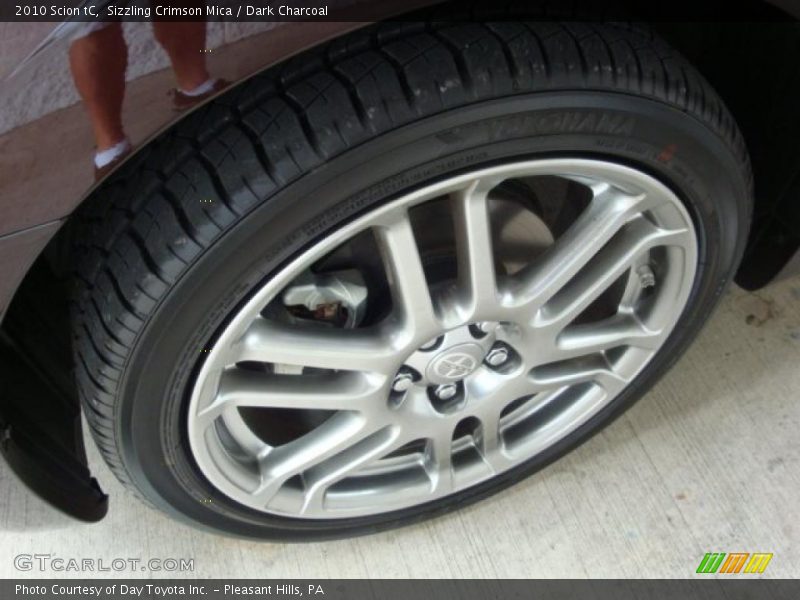 Sizzling Crimson Mica / Dark Charcoal 2010 Scion tC