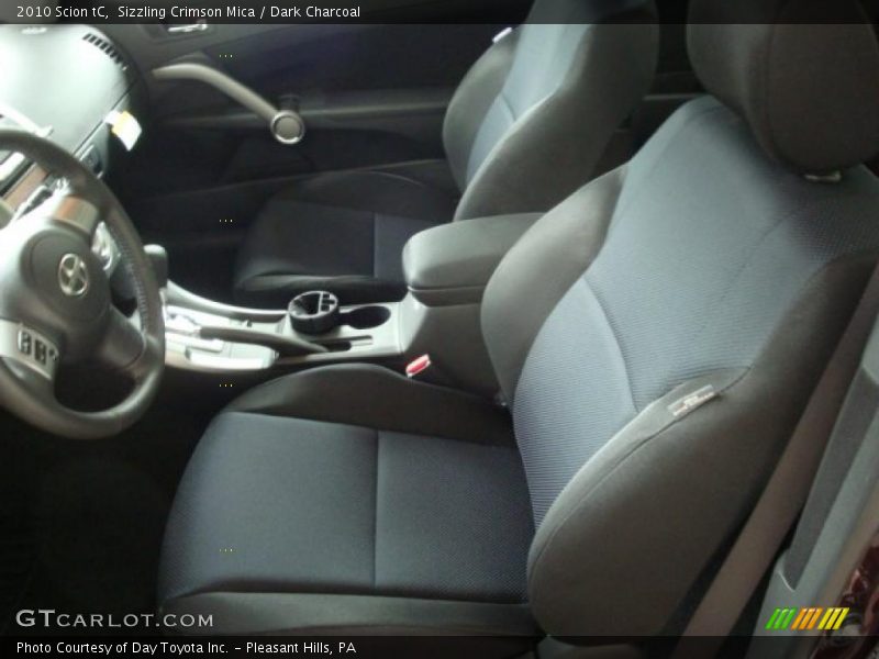Sizzling Crimson Mica / Dark Charcoal 2010 Scion tC