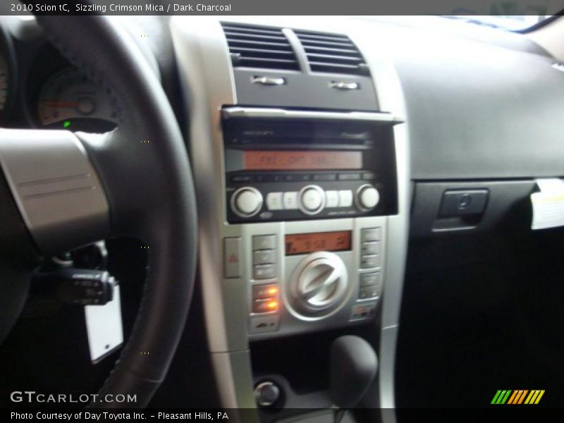 Sizzling Crimson Mica / Dark Charcoal 2010 Scion tC