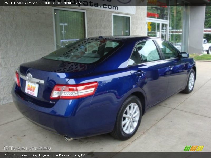 Blue Ribbon Metallic / Ash 2011 Toyota Camry XLE