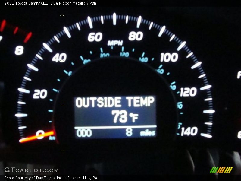 Blue Ribbon Metallic / Ash 2011 Toyota Camry XLE