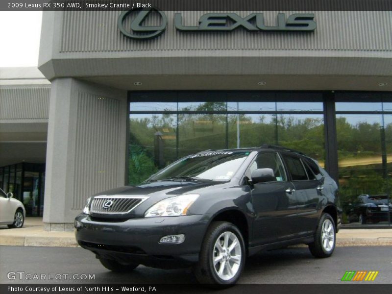 Smokey Granite / Black 2009 Lexus RX 350 AWD