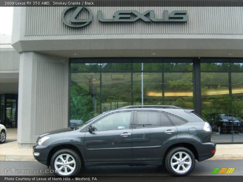 Smokey Granite / Black 2009 Lexus RX 350 AWD