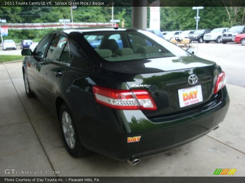 Spruce Green Mica / Bisque 2011 Toyota Camry LE V6